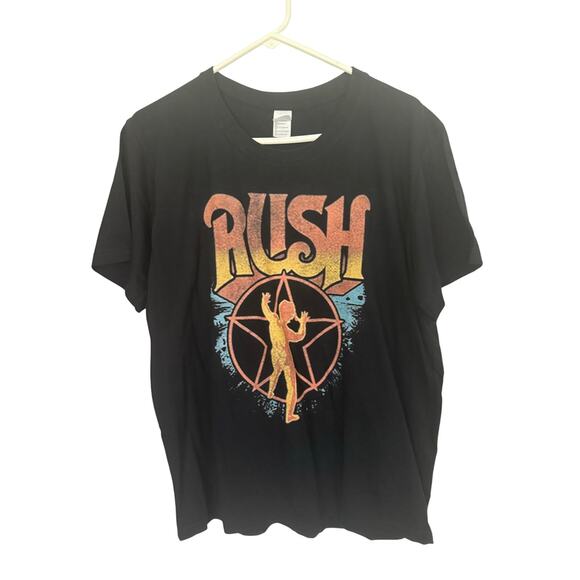 Vintage Style Rush T-Shirt – Men’s Rock Band Tee Size Medium - Picture 1 of 3